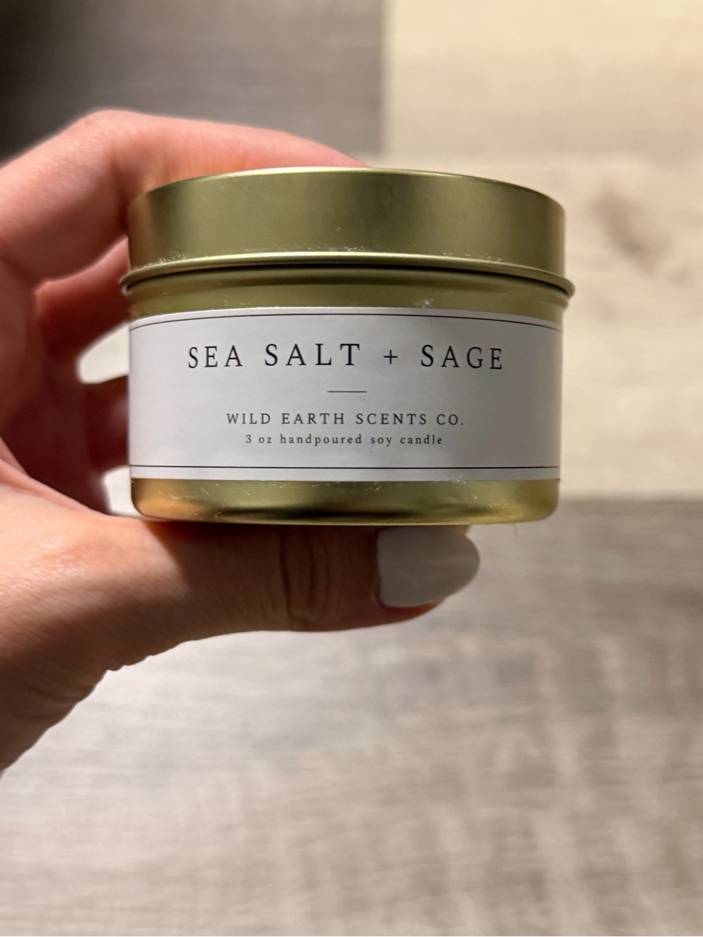 Sea Salt + Sage Soy Candle